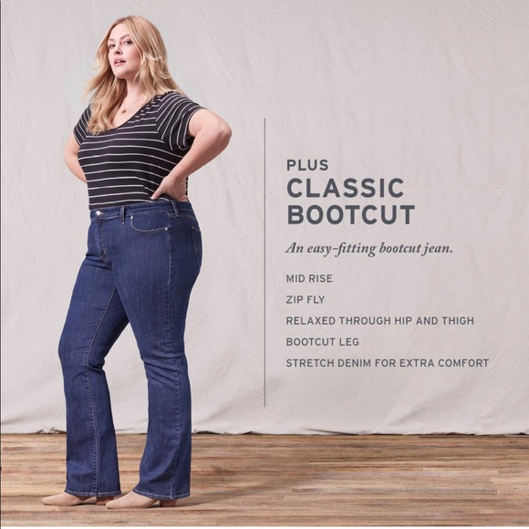 NWT Levi’s 20W Plus Size Women’s Classic Boot Cut Mid-Rise Jeans - Picture 4 of 7